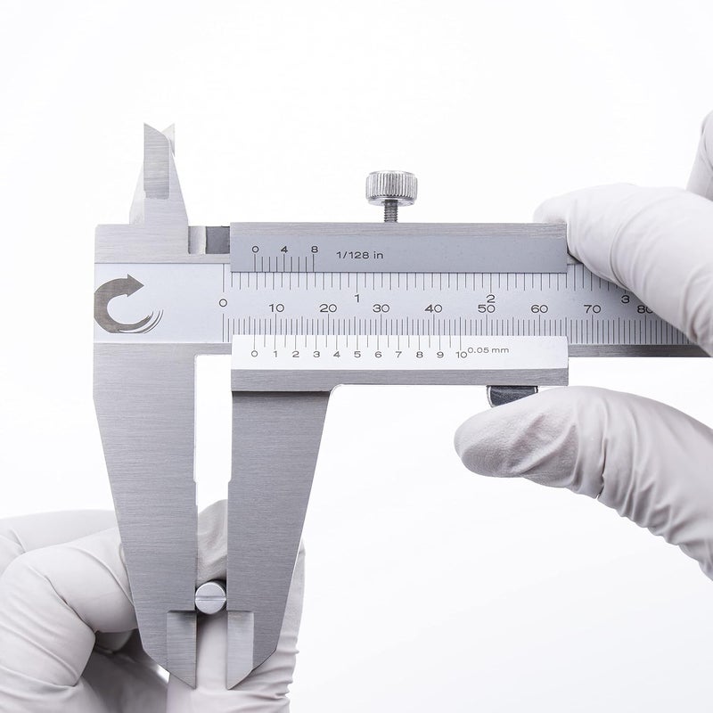 Clockwise Tools Vernier Caliper, DVLR-1205 0-12 Inch/300 mm, Inch (Fraction)/Metric, Stainless Steel - Image 3